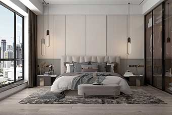 德州现代风格-卧室