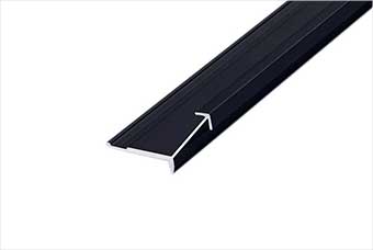 德州航空纤维墙咔铝合金阳角线（哑黑氧化）