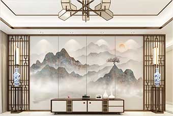 德州森佰汇航空纤维（山水画系列）